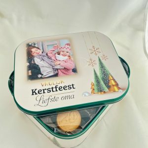 Koekjesdoos Delacre gepersonaliseerd