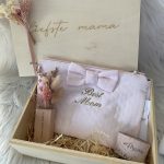 houten box met toiletzakje Best mom