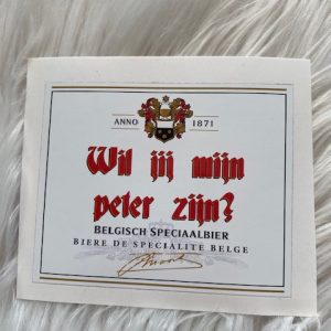 Duvel sticker peter zijn?