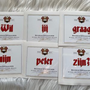 Duvel stickers wil jij mijn peter zijn