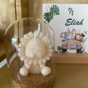 stolpje met leeuwtje kaarsje