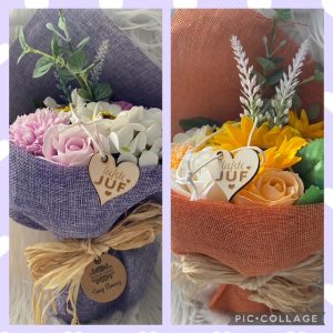 zeepbloemen juf