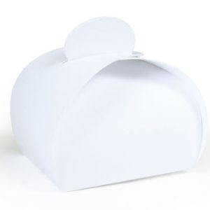 Doosje karton - bonbondoosje wit