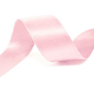 Lint - Satijnlint lichtroze - 16 mm - 22 meter