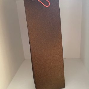 hoog doosje metallic bruin